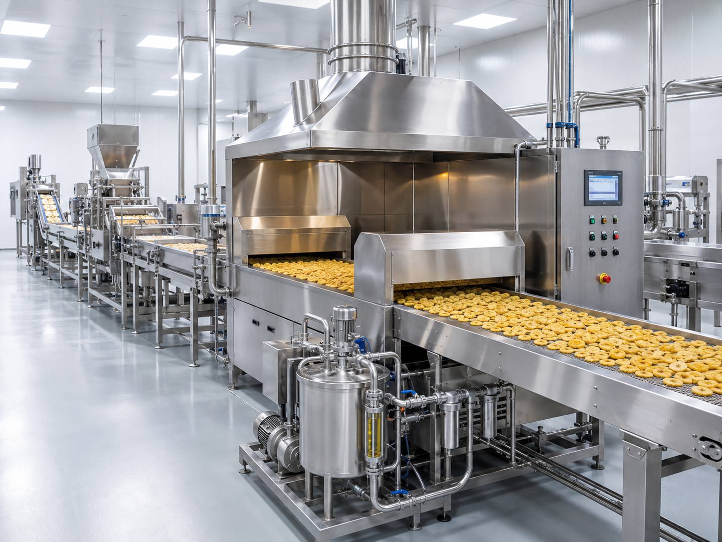 Fried food production line
